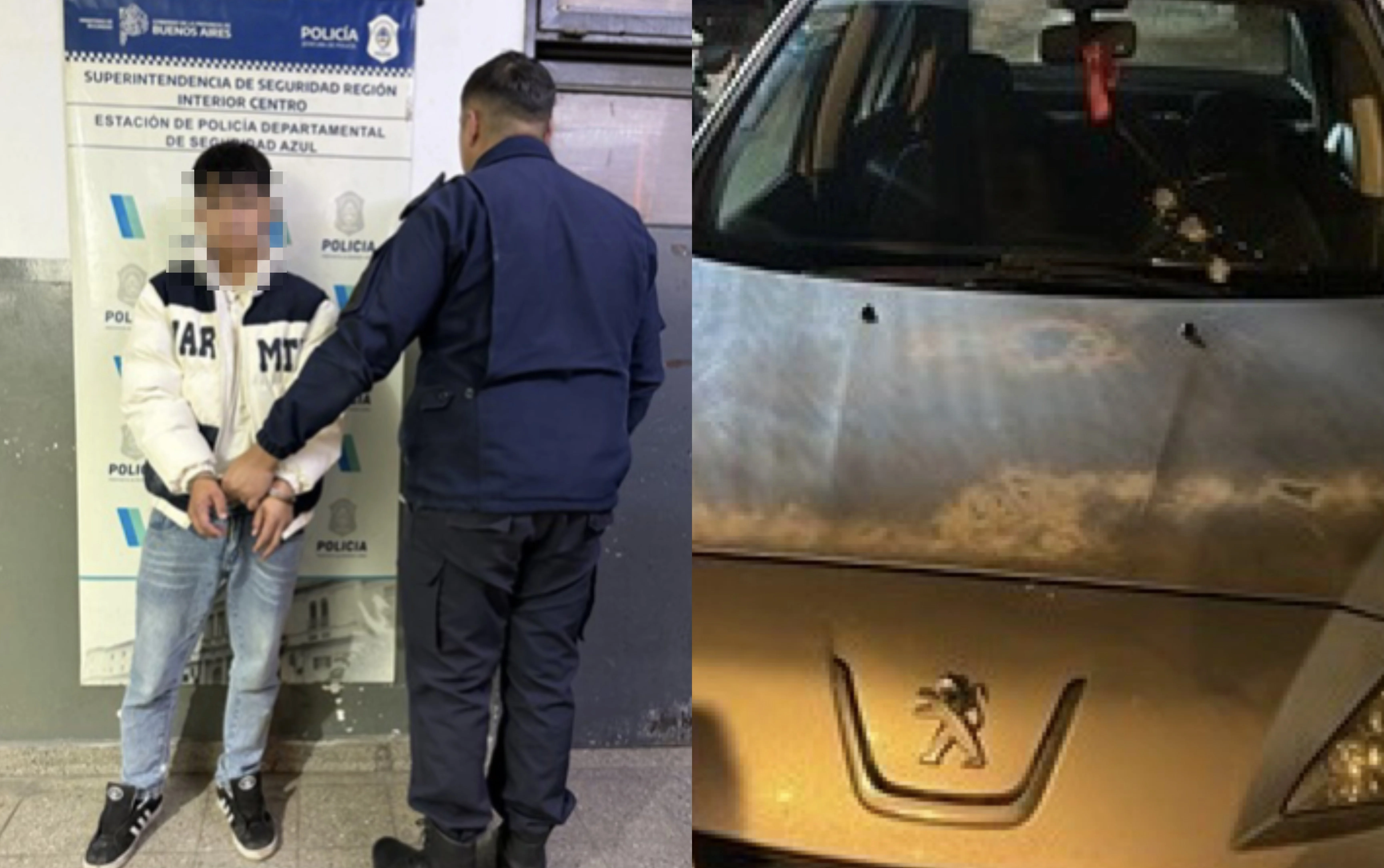 Detuvieron a un joven acusado de amenazar a otro y dañar su vehículo