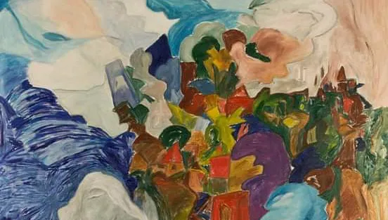 Cielos. Acrílico sobre Tela. Angulo