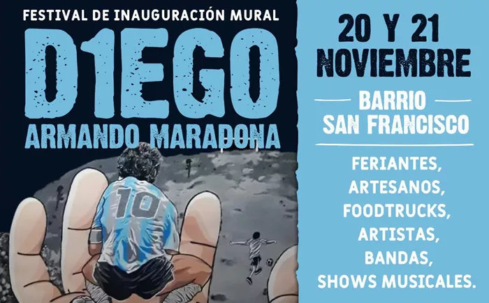 Festival mural Maradona