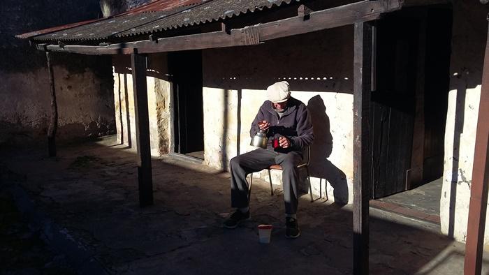 Unos mates en el rancho