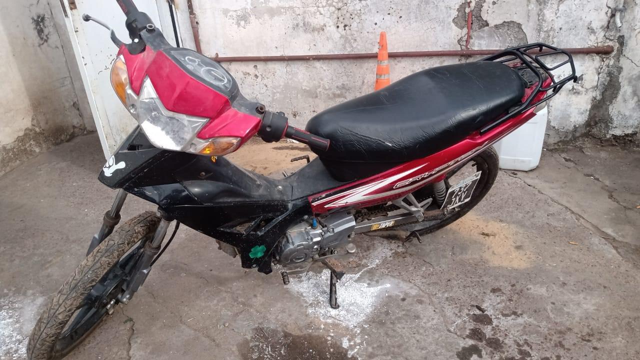 Moto secuestrada