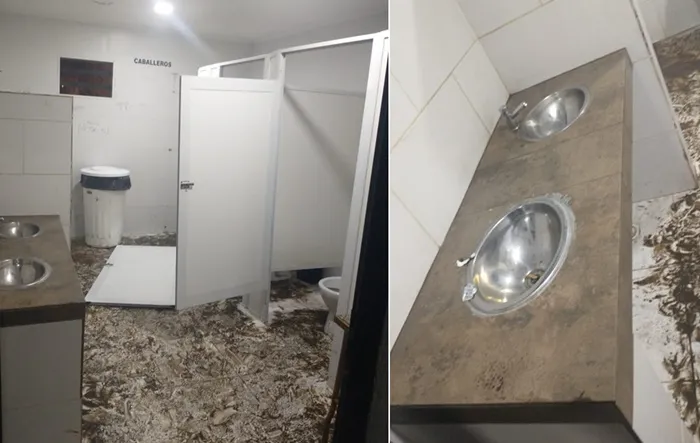 Incidente y destrozos en el Balneario Municipal