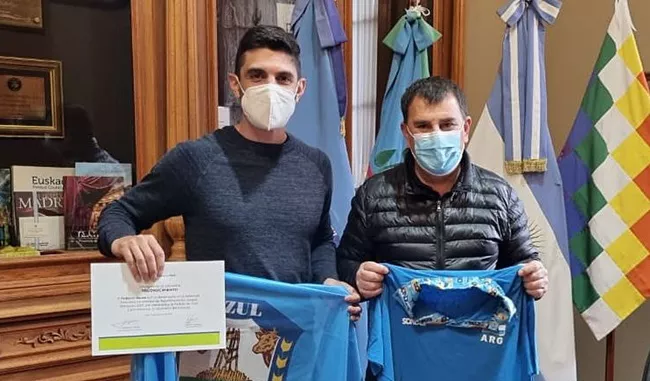 Bertellys junto a Fede Baroni