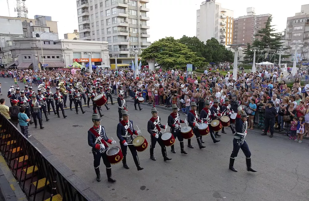 Desfile de Azul