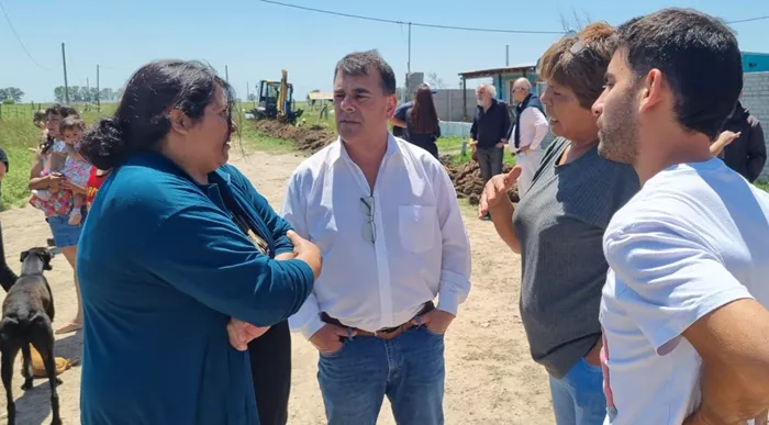 Obra de extensión de agua potable