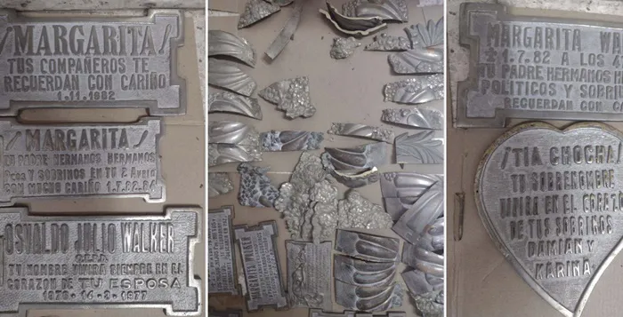 Placas de cementerio