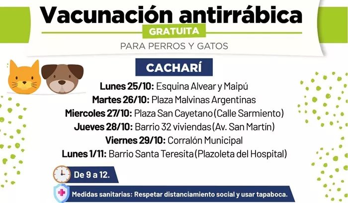Vacunación antirrábica