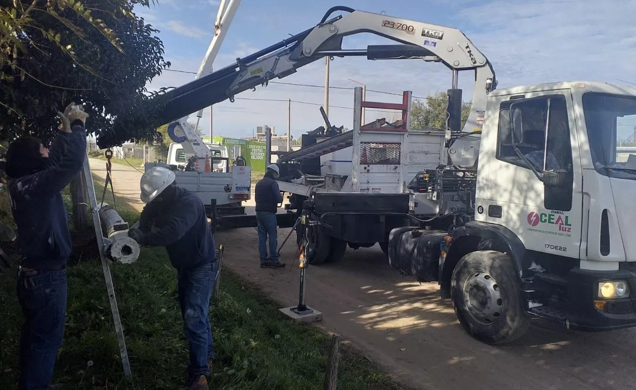 Obra en barrio Villa Piazza Norte
