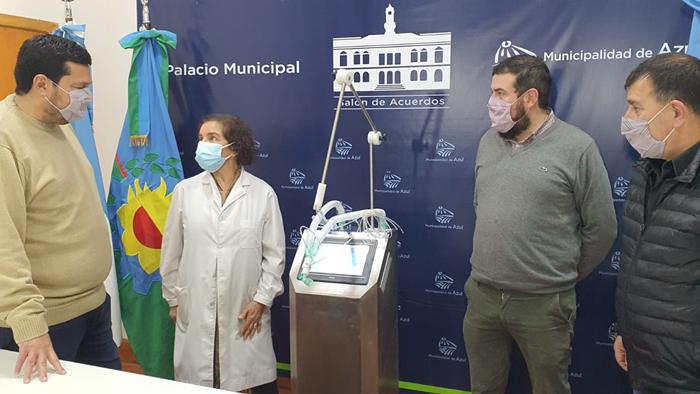 Donación respirador