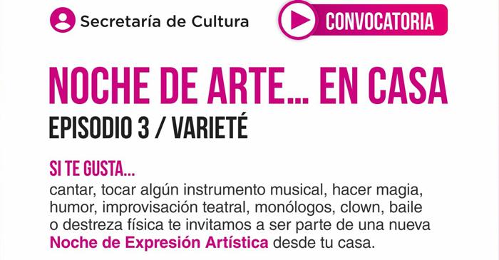 noche de arte en casa