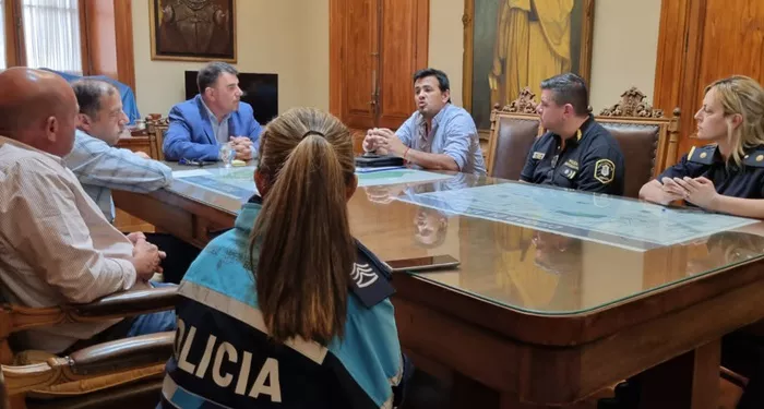 autoridades de seguridad de la Provincia