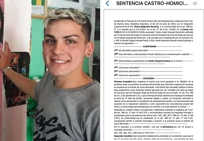 Sentencia Matías Cabral