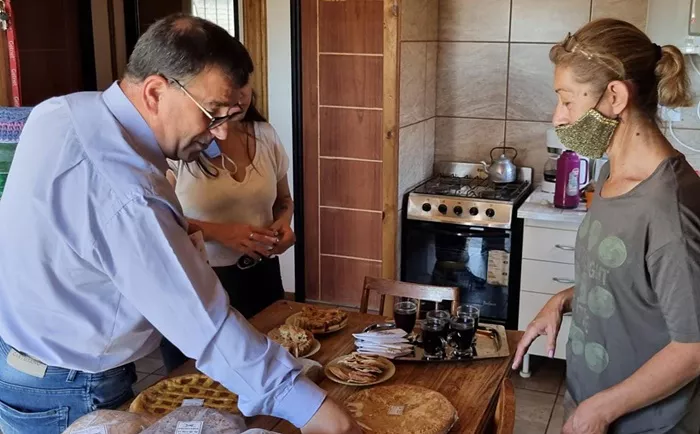Visita a emprendedora
