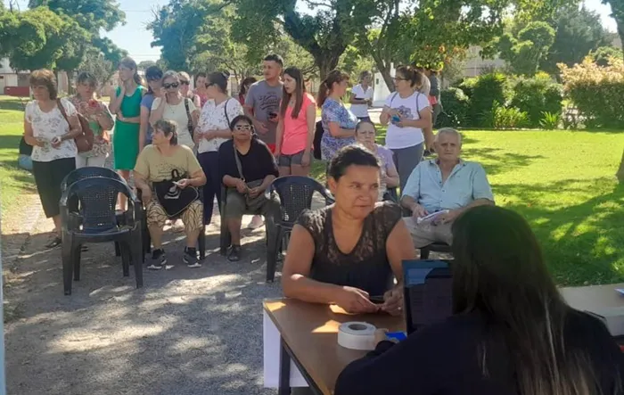 Operativo SUBE en Cacharí