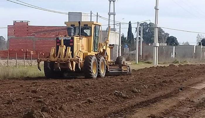 Trabajo calles tierra