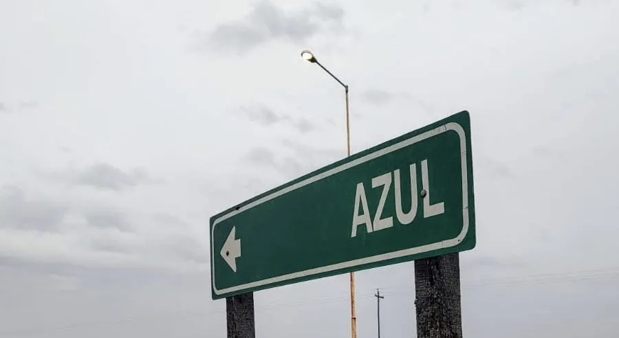 Azul ruta 3