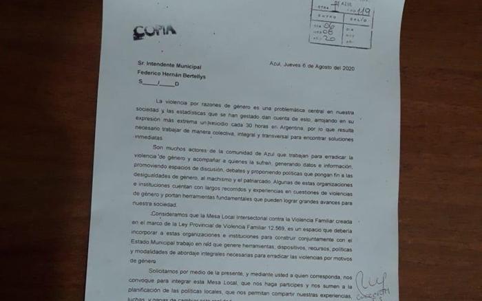 Nota de mesa de violencia