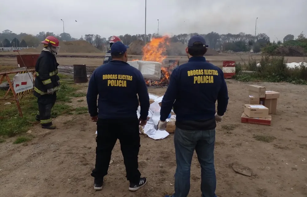 Quema de estupefacientes 