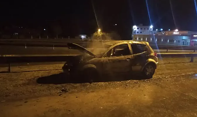 Incendio auto