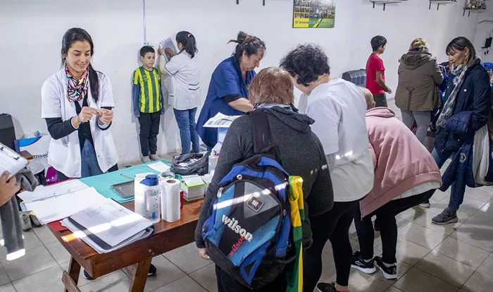 Control de salud en Villa Piazza