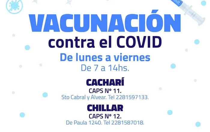 Vacunación localidades