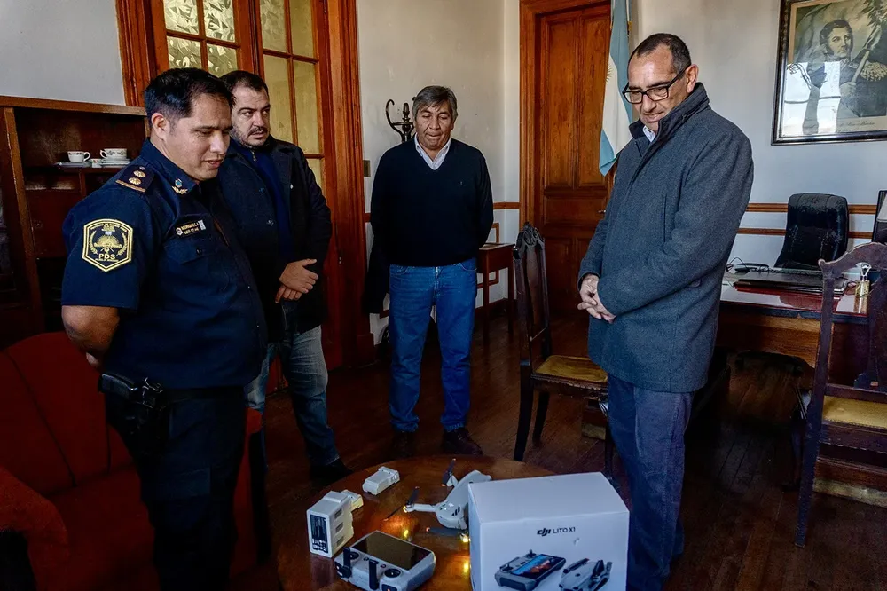 Entrega de drone