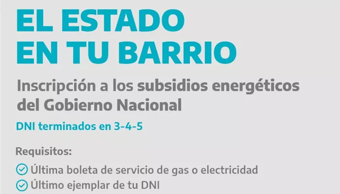 El Estado en tu barrio