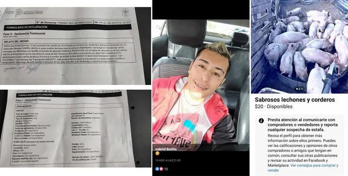 Denuncia por estafa