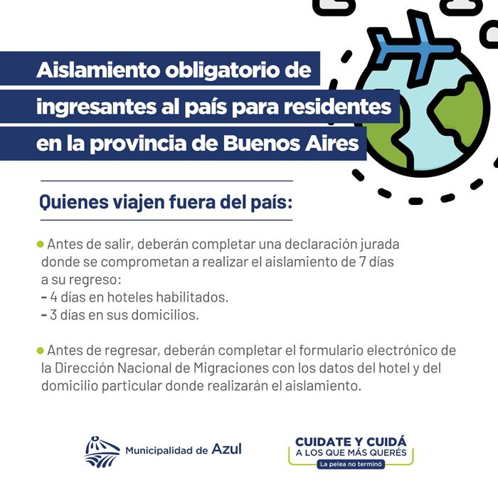 Aislamiento por viajes