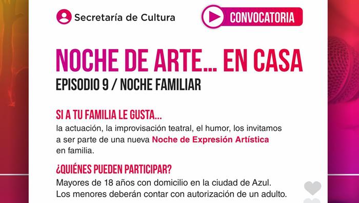 noche de arte en casa