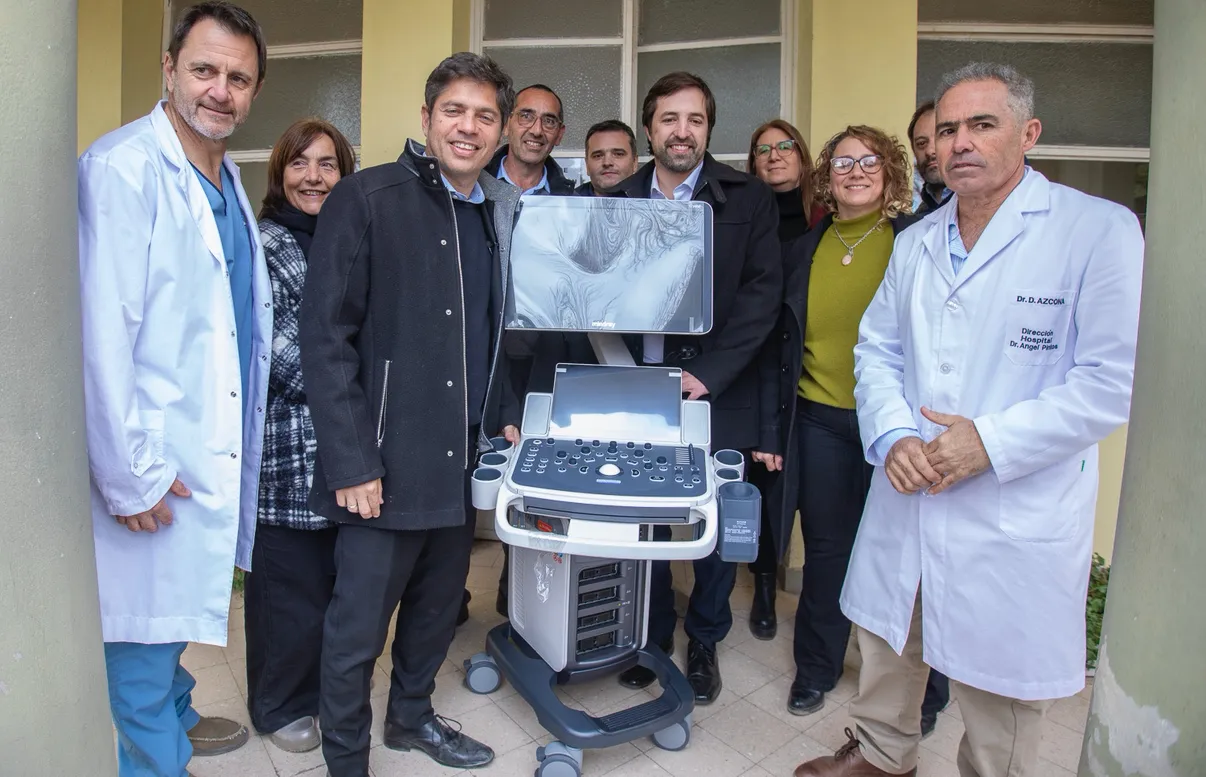 Kicillof en Azul