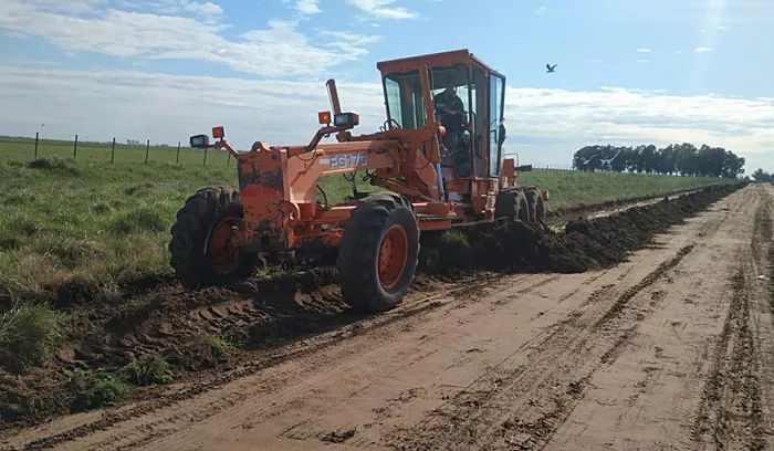 trabajos en caminos rurales