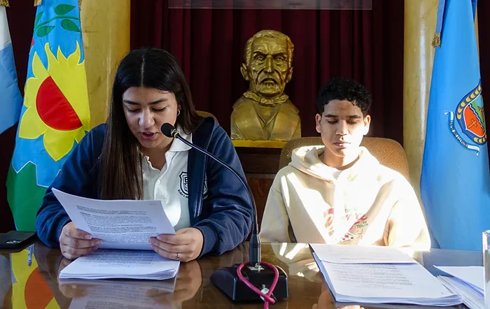 Sesión de los estudiantes