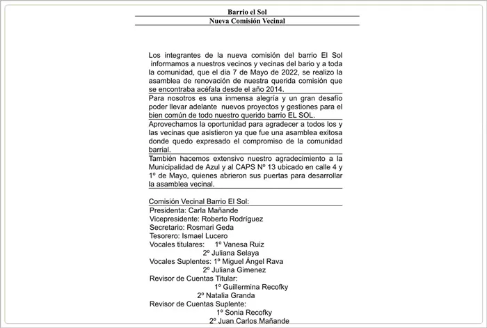 Comisión vecinal