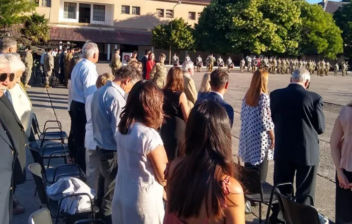 Acto por el 50° Aniversario de la Defensa de la Guarnición Ejército Azul