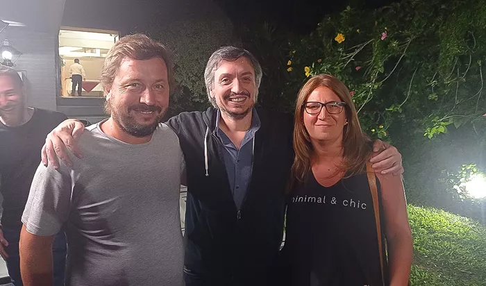 Laura con Maximo Kirchner