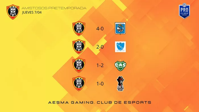 Clubes Pro de AESMA Gaming