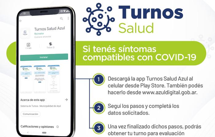 Turnos Salud Azul
