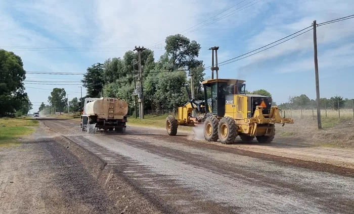 trabajos en calles de tierra