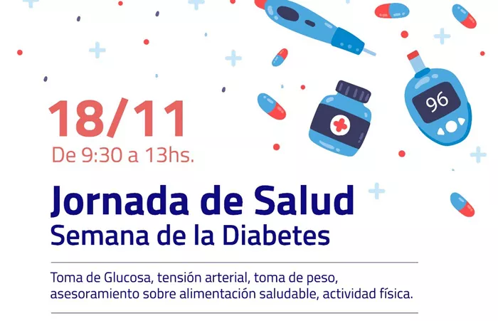 Jornada de salud por la Semana de la Diabetes