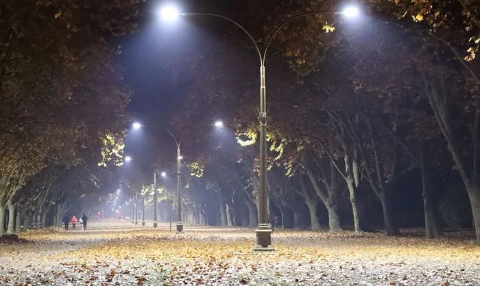 Nuevas luminarias led en Parque