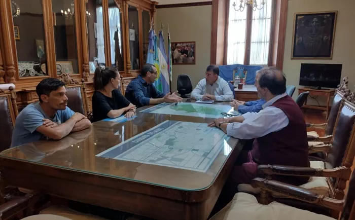 Reunión con el intendente