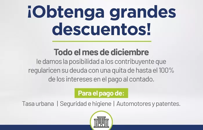 Descuentos tasas
