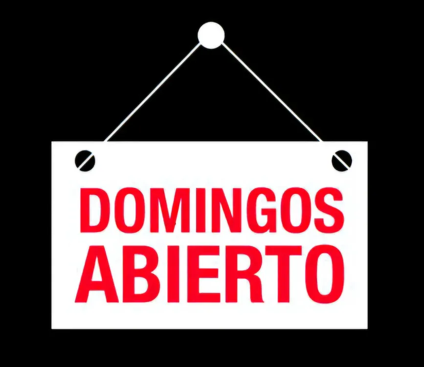 Domingos abierto