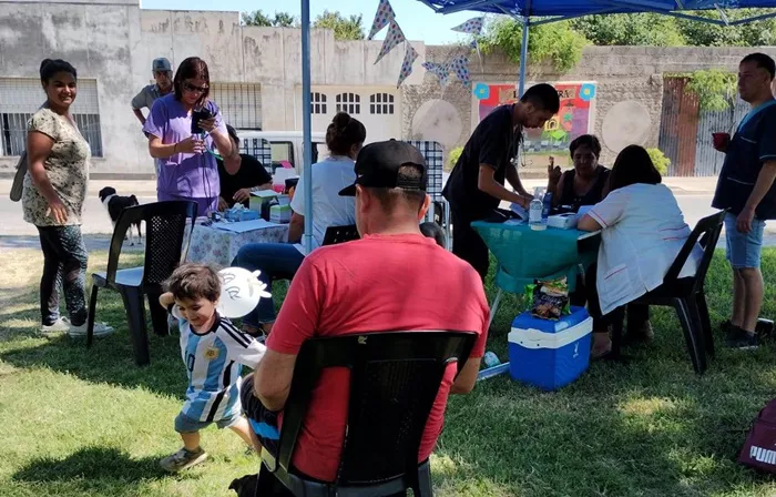 Vaccination posts were held in public spaces