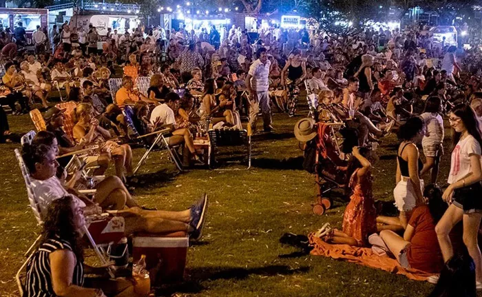 Feria gastronómica Azul