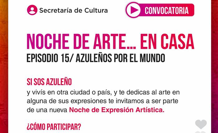 Noche de arte en casa