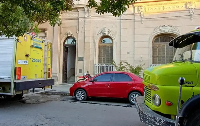 Incendio en el Comité Radical