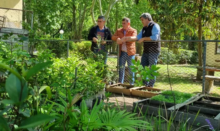 Trabajos en el Parque Municipal
