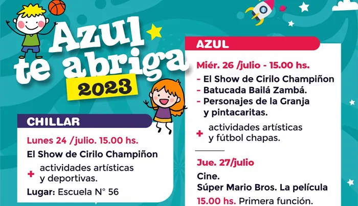 Azul te abriga 2023